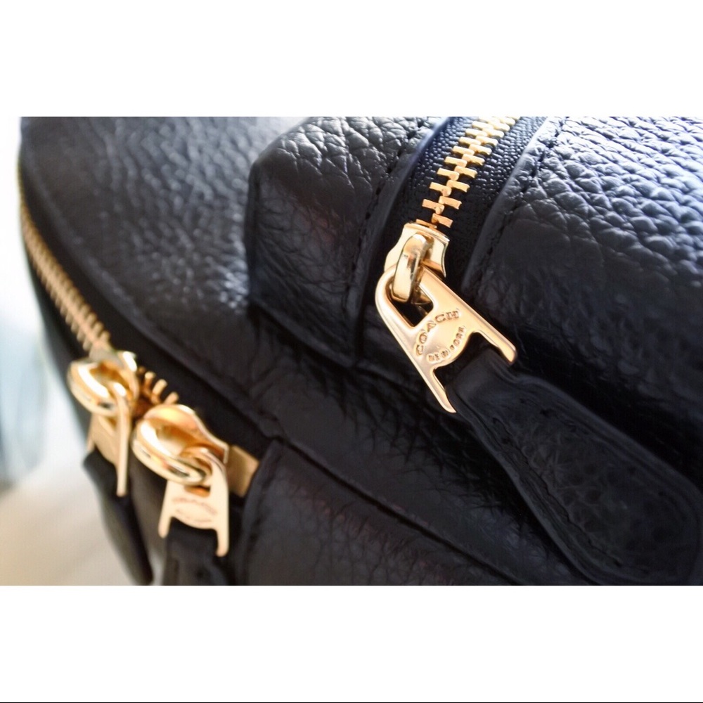 Coach Mini Charlie Backpack in Black - Picture 7 of 8